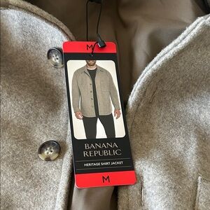 Banana Republic Men's Heritage Shirt Jacket - Tan